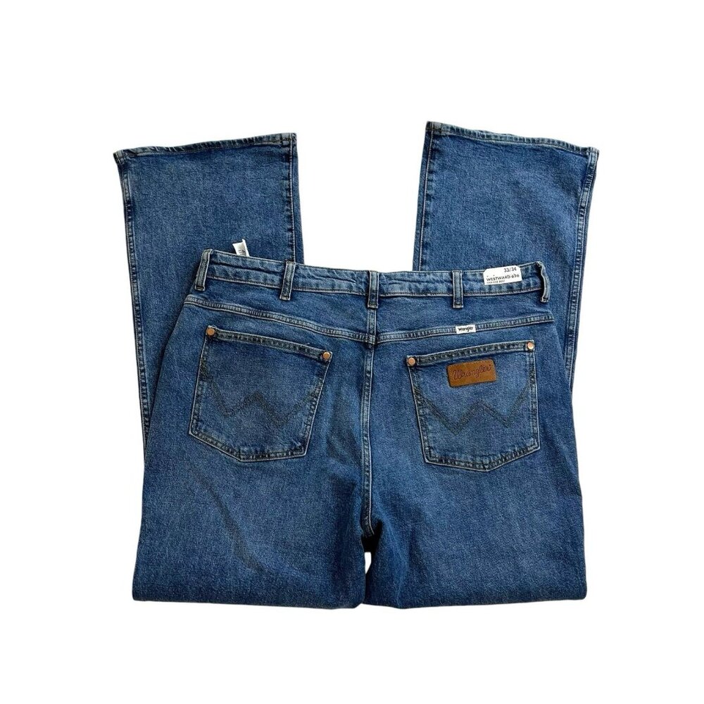 Wrangler Women's Blue Boot Cut Jeans - Picture 3 of 8